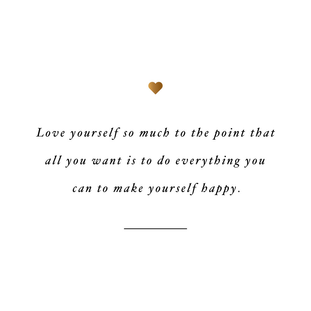 Make yourself happy! Browse our collection of inspirational health and wellness quotes and get instant fitness and training motivation. Stay focused and get fit, healthy and happy! https://www.spotebi.com/workout-motivation/make-yourself-happy/