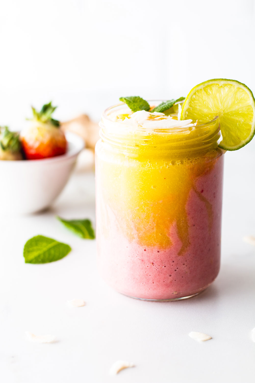 Seasonal allergies, asthma flare-ups, and colds are quite common this time of year, and this mango & strawberry spring breakfast smoothie is the best way to take extra precaution against those ailments. https://www.spotebi.com/recipes/mango-strawberry-spring-breakfast-smoothie/