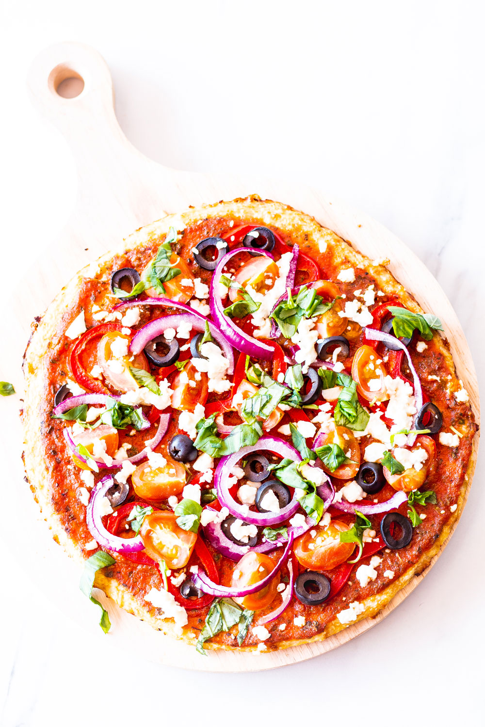 If you enjoy pizza night but are trying to cut down calories or reduce your carb intake, you can replace traditional pizza crust with this cauliflower pizza crust, instead! https://www.spotebi.com/recipes/mediterranean-pizza-cauliflower-crust/