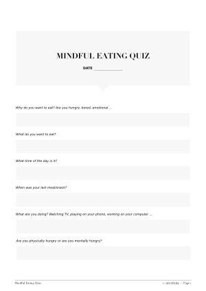 Mindful Eating Quiz / @spotebi