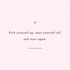 Pick Yourself Up | Self-Love And Healthy Lifestyle Inspiration Quote / @spotebi