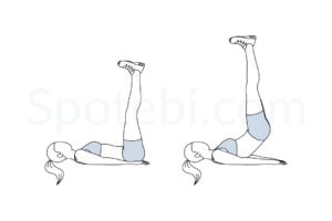 Pulse ups exercise guide with instructions, demonstration, calories burned and muscles worked. Learn proper form, discover all health benefits and choose a workout. https://www.spotebi.com/exercise-guide/pulse-ups/