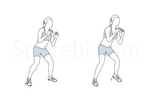 Quick feet exercise guide with instructions, demonstration, calories burned and muscles worked. Learn proper form, discover all health benefits and choose a workout. https://www.spotebi.com/exercise-guide/quick-feet/
