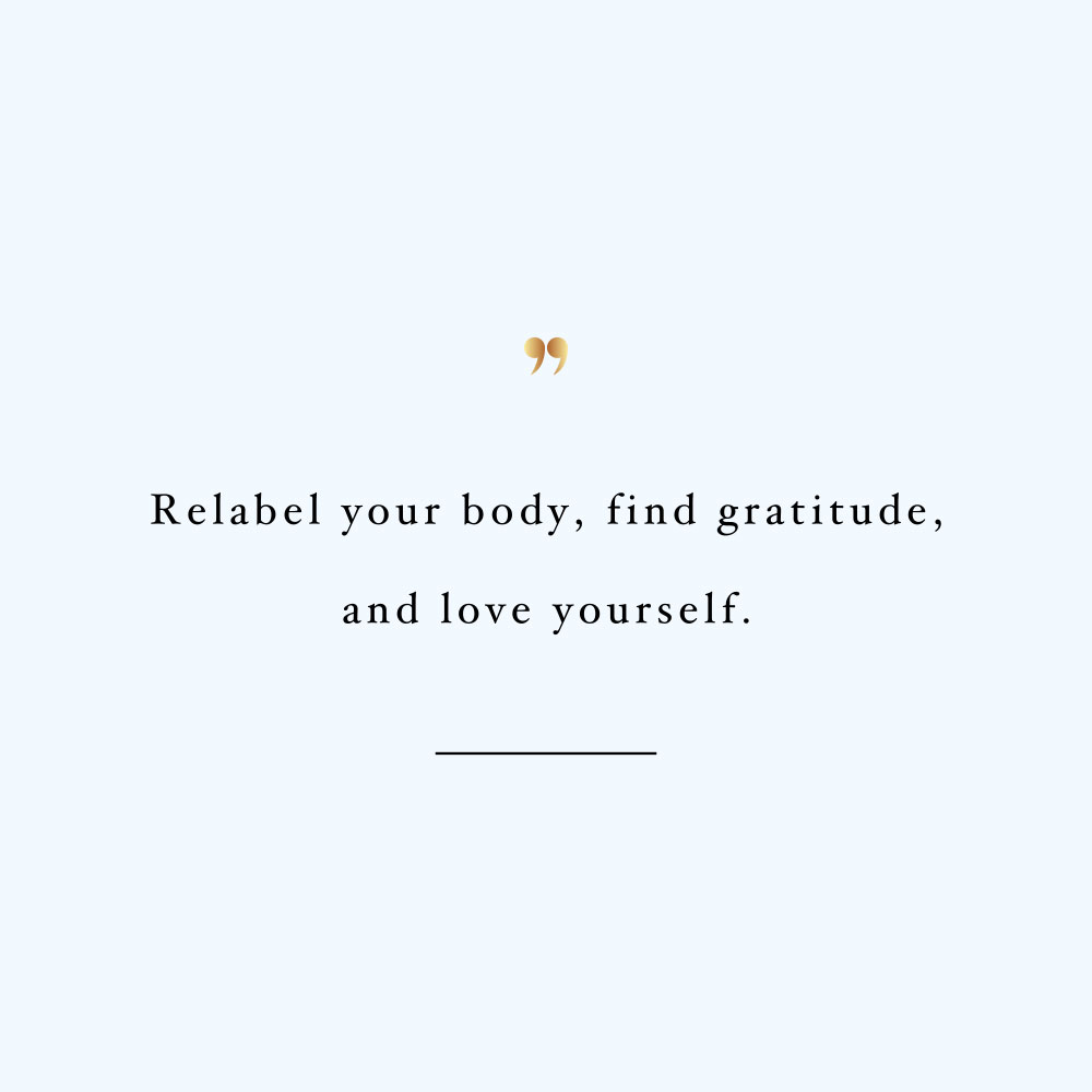 Relabel your body! Browse our collection of motivational health and wellness quotes and get instant fitness and training inspiration. Stay focused and get fit, healthy and happy! https://www.spotebi.com/workout-motivation/relabel-your-body/