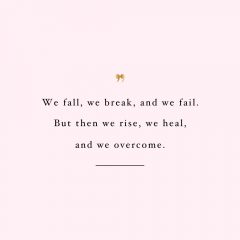 Rise, Heal And Overcome | Wellness And Self-Love Inspiration Quote / @spotebi