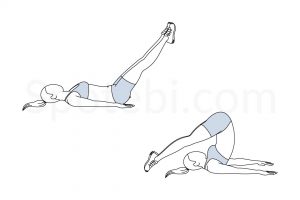 Roll over exercise guide with instructions, demonstration, calories burned and muscles worked. Learn proper form, discover all health benefits and choose a workout. https://www.spotebi.com/exercise-guide/roll-over/