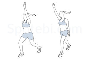 Scissor skier exercise guide with instructions, demonstration, calories burned and muscles worked. Learn proper form, discover all health benefits and choose a workout. https://www.spotebi.com/exercise-guide/scissor-skier/
