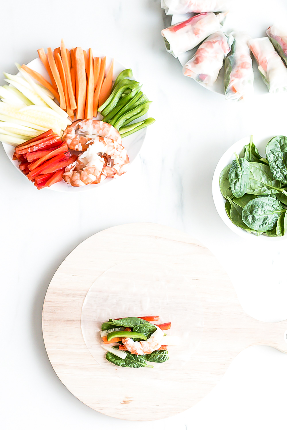 These shrimp summer rolls with sriracha dipping sauce are a good source of dietary fiber and have low fat and calorie content, making them the ideal meal to help you shed excess weight and leave you feeling full for longer. https://www.spotebi.com/recipes/shrimp-summer-rolls/