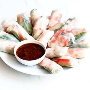 Shrimp Summer Rolls Recipe / @spotebi