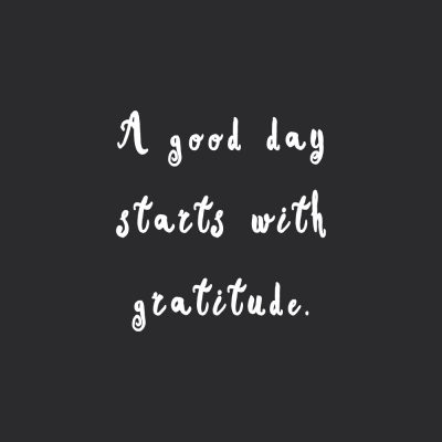Start With Gratitude | Fitness And Training Motivational Quote / @spotebi