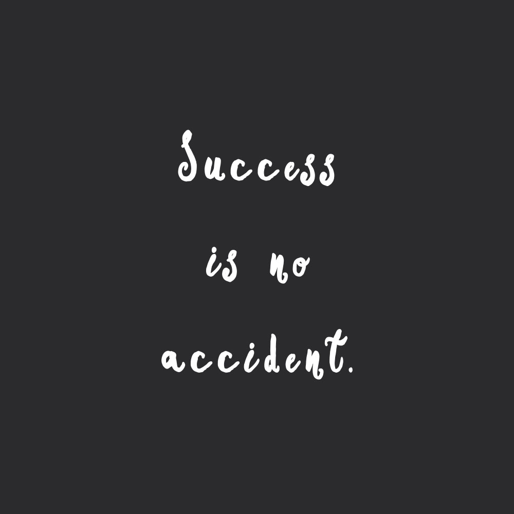 Success is no accident! Browse our collection of motivational wellness and wellbeing quotes and get instant health and fitness inspiration. Stay focused and get fit, healthy and happy! https://www.spotebi.com/workout-motivation/success-is-no-accident/