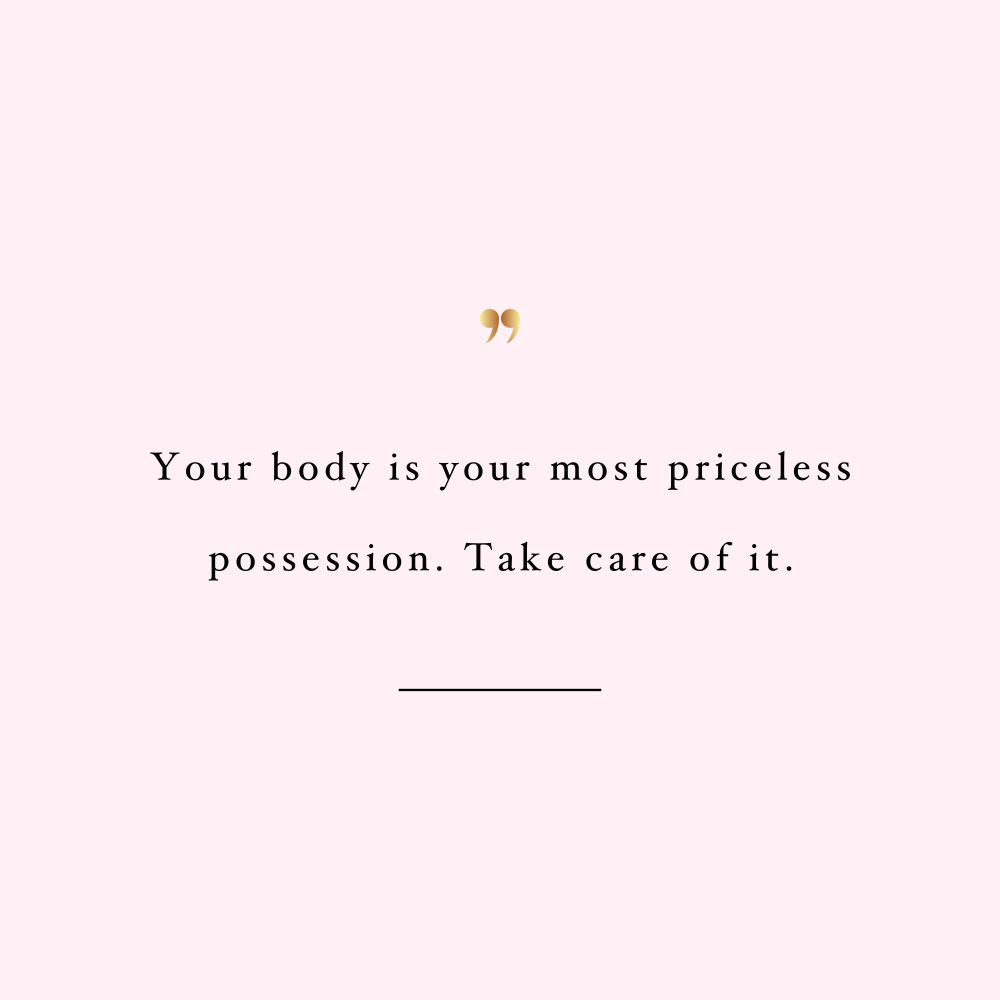 Take care of your body! Browse our collection of inspirational fitness and training quotes and get instant health and wellness motivation. Stay focused and get fit, healthy and happy! https://www.spotebi.com/workout-motivation/take-care-of-your-body/