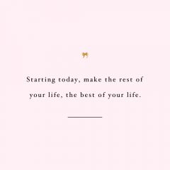 The Best Of Your Life | Inspirational Fitness And Self-Love Quote / @spotebi