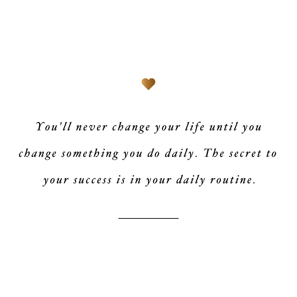 The secret to success! Browse our collection of inspirational self-love and fitness quotes and get instant health and wellness motivation. Stay focused and get fit, healthy and happy! https://www.spotebi.com/workout-motivation/the-secret-to-success/