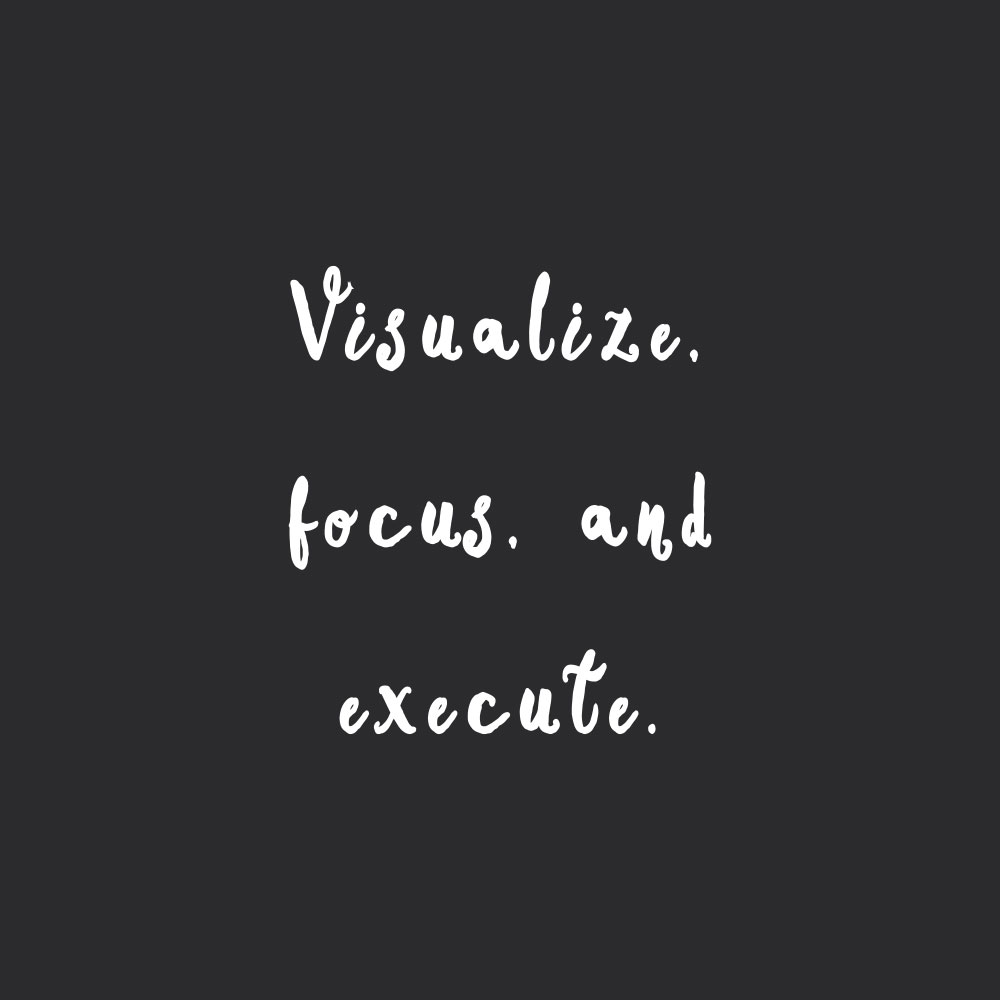 Visualize, focus, and execute! Browse our collection of motivational wellness and exercise quotes and get instant health and fitness inspiration. Stay focused and get fit, healthy and happy! https://www.spotebi.com/workout-motivation/visualize-focus-execute/