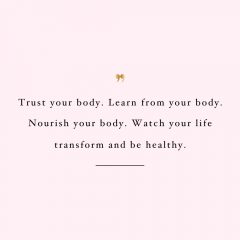 Watch Your Life Transform | Healthy Eating Inspiration Quote / @spotebi