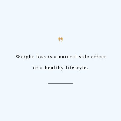 Weight Loss Isn't The Focus | Motivational Healthy Lifestyle Quote / @spotebi