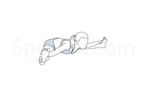 Wide angle seated forward bend pose (Upavistha Konasana) instructions, illustration, and mindfulness practice. Learn about preparatory, complementary and follow-up poses, and discover all health benefits. https://www.spotebi.com/exercise-guide/wide-angle-seated-forward-bend-pose/