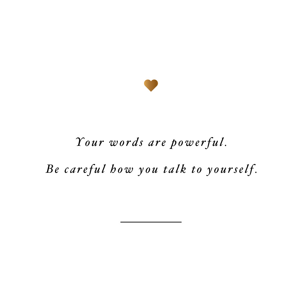 Words are powerful! Browse our collection of inspirational self-love and wellness quotes and get instant fitness and healthy lifestyle motivation. Stay focused and get fit, healthy and happy! https://www.spotebi.com/workout-motivation/words-are-powerful/