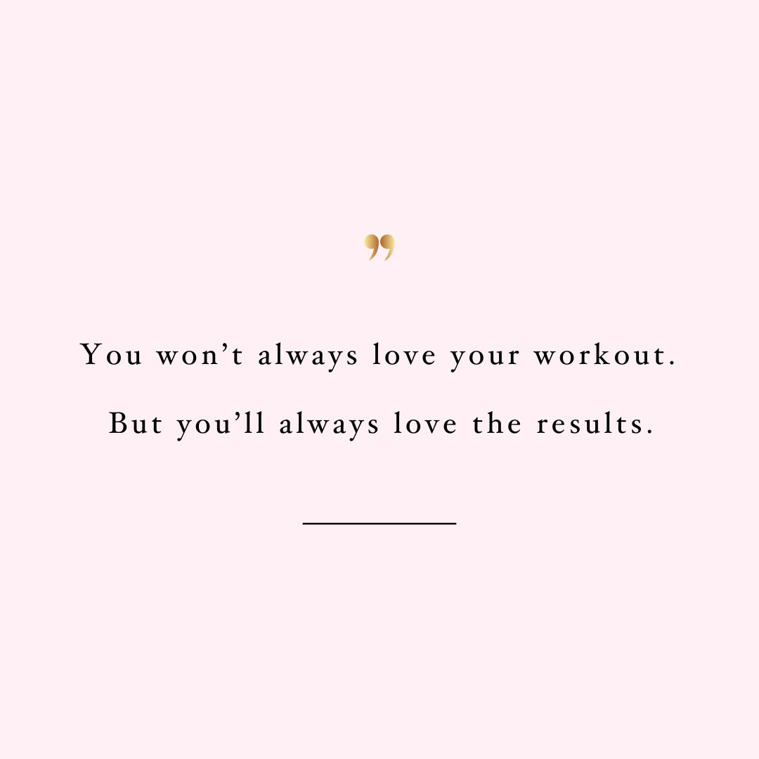 You will love the results! Browse our collection of inspirational health and wellness quotes and get instant fitness and self-care motivation. Stay focused and get fit, healthy and happy! https://www.spotebi.com/workout-motivation/you-will-love-the-results/