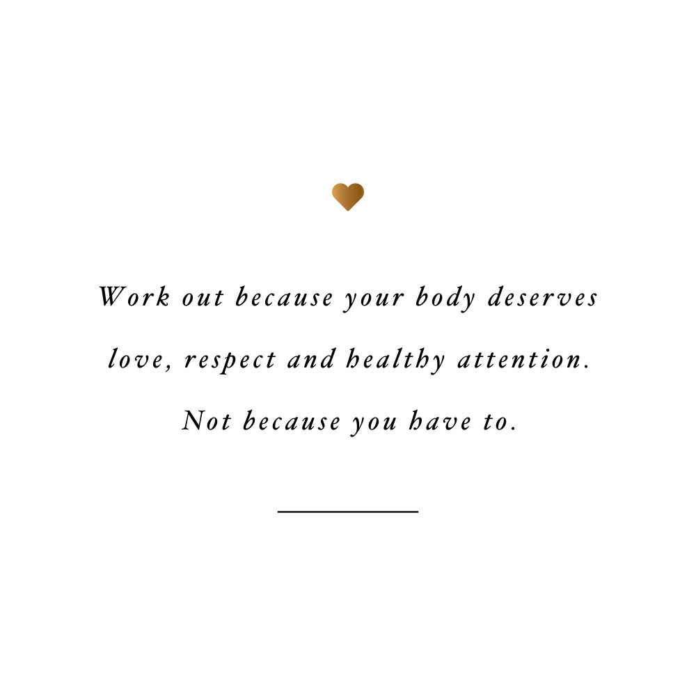 Your body deserves love! Browse our collection of motivational fitness and self-love quotes and get instant health and wellness inspiration. Stay focused and get fit, healthy and happy! https://www.spotebi.com/workout-motivation/your-body-deserves-love/