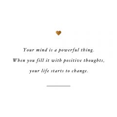 Your Mind Is Powerful | Inspirational Self-Love And Healthy Lifestyle Quote / @spotebi